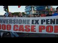 roma. ex penicillina casapound e movimenti per la casa manifestano su via tiburtina