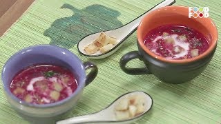 Beetroot Apple \u0026 Coconut Soup | Instant Beetroot Soup | चुकंदर कोकोनट और सेब का शोरबा | FoodFood