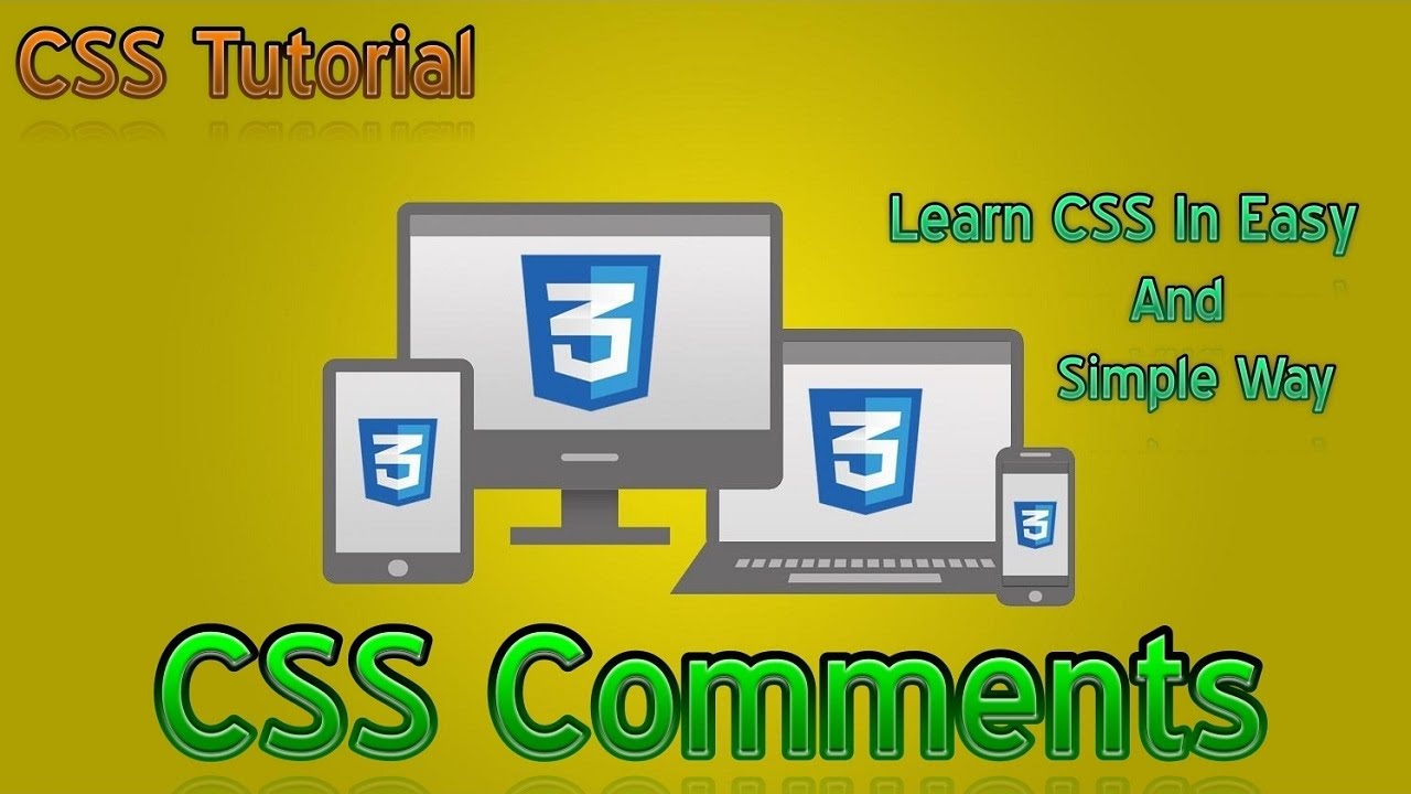 Css Comments Css Tutorial Part 5 Youtube
