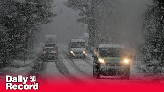 Snow weather map shows exact date 550-mile ice wall hits Scotland