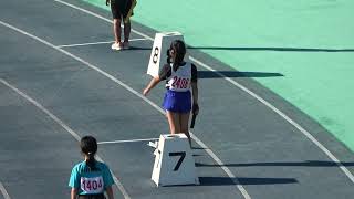 20231021 秋季延岡記録会 小学４年下女子4×100ｍR決勝1～3組 （3-1.延岡ジュニアA：1'04\