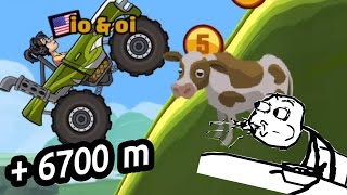 HILL CLIMB RACING 2 NEW RECORD IN COUNTRYSIDE MONSTER TRUCK