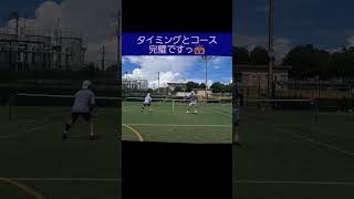 【テニス/tennis】ナイスショット集147/フォアハンド/阿部 宏 選手/2023年8月某日#shorts#tennis