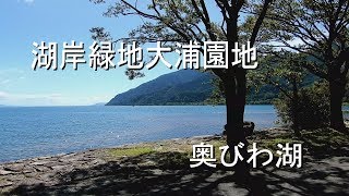 4K 奥びわ湖　湖岸緑地大浦園地