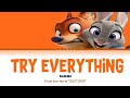 (From the movie Zootopia) 'Try Everything' - Shakira | Lyric Video |