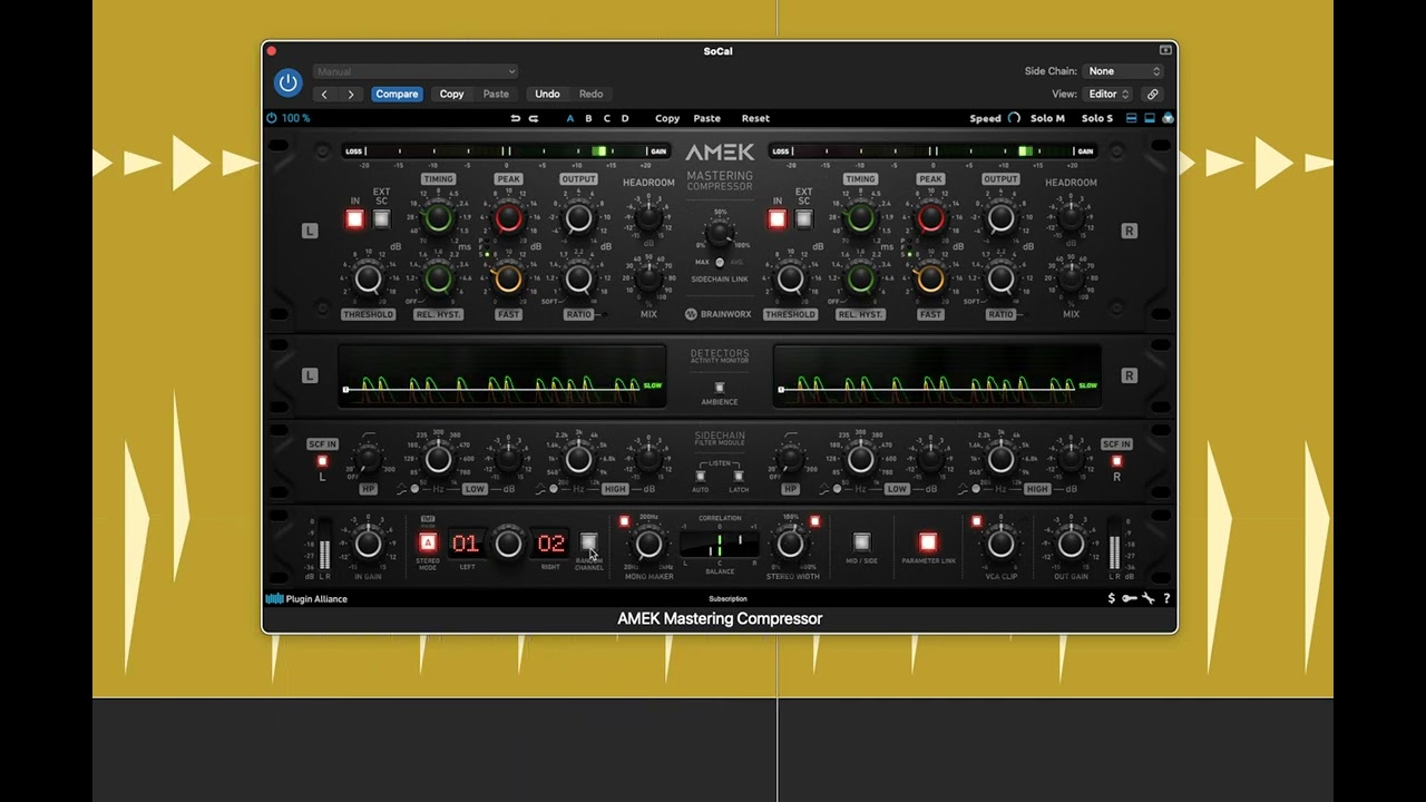 AMEK Mastering Compressor By Plugin Alliance Run-through On Drums ...