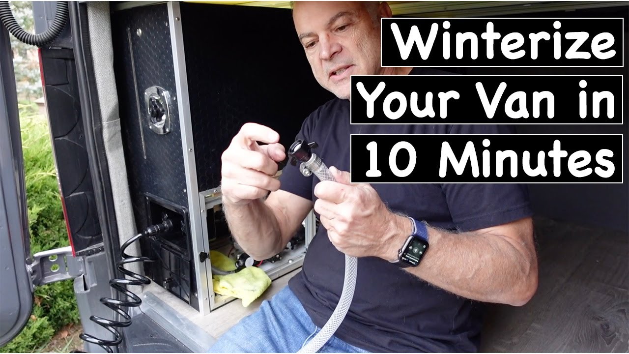 How To Winterize Your Van Or RV In 10 Minutes - YouTube