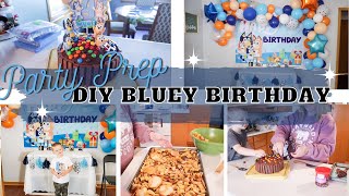 *NEW* DIY KIDS PARTY PREP WITH ME 2021 // DIY BLUEY THEMED BIRTHDAY // PARTY DECOR CAKE & FOOD IDEAS