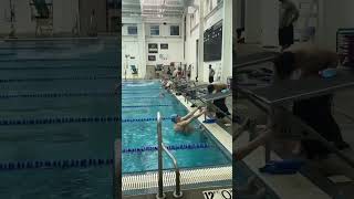 Smoothest Backstroke Start Ever!!