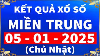 Kết quả xổ số Miền Trung hôm nay chủ nhật ngày 5/1/2025 (xs Khánh Hòa, xs Kon Tum, xs Huế)