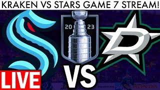 🔴 LIVE: KRAKEN VS STARS GAME 7 STREAM! (R2 NHL Playoffs / 2023 Stanley Cup Stream Free/News Today)