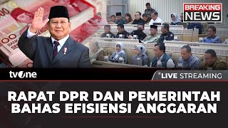 [BREAKING NEWS] Raker Komisi II DPR RI dengan Sejumlah Menteri Bahas Efisiensi Anggaran | tvOne