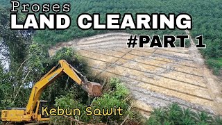 Land Clearing Kebun Sawit || Tutorial Blocking, Stacking & Pancang Tanam 