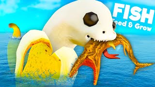 *NEW* BANANA SNAKE vs PREHISTORIC PROGNATHODON | Feed \u0026 Grow Fish