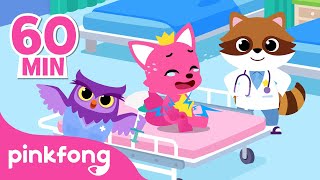 Pinkfong visits Doctors! | Boo Boo Song and more! | Healthy Habits Compilation |