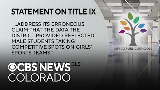 Department of Education threatens Jeffco Public Schools over allegations of Title IX violations