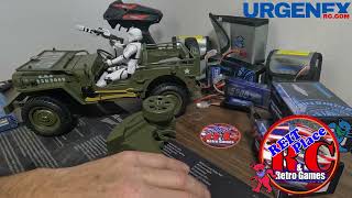 JJRC C8815 Military Jeep  - First Run - URGENEX 2s SM3 50c Battery Unbox and Test