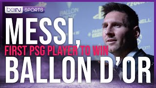 Messi, first PSG player to win Ballon D'or