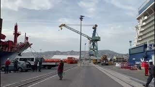 Celebrity Reflection / Celebrity cruises maintenance  - Dry dock, Marseille, France port / Rockstar