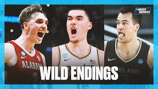 Wildest Endings of the 2024 Men's NCAA Tournament | March Madness