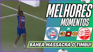 ALGUÉM ANOTOU A PLACA? Bahia 3 x 0 Náutico | Melhores Momentos | Copa do Nordeste 2024