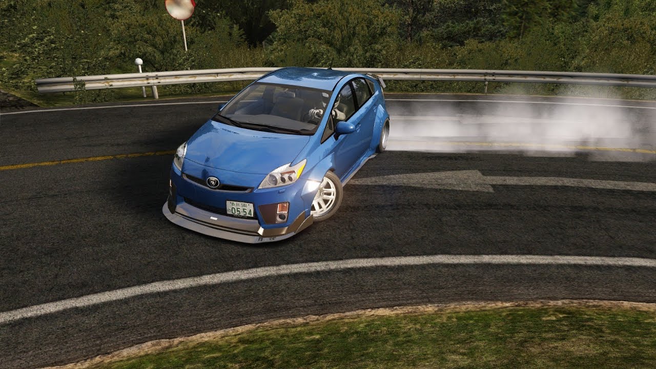 Insane Prius Drifting On The Touge Rb26 Prius Assetto Corsa Youtube
