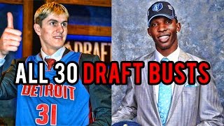 The WORST Draft BUST For All 30 NBA Teams