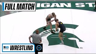 174 LBS : #18 Drew Hughes (Michigan State) vs. #5 Logan Massa (Michigan) | 2021 Big Ten Wrestling