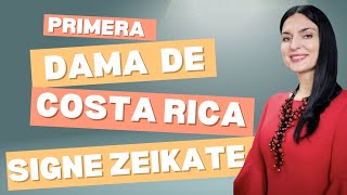 Signe Zeikate Primera Dama de Costa Rica.