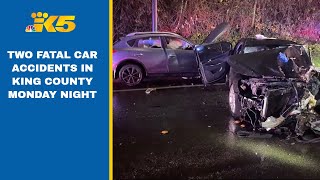 Two fatal overnight crashes in King County