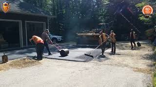 A Day In The Life Of A Paving Crew - Asphalt Milita #asphalt #paving