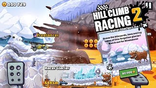 Hill Climb Racing 2 NEW MAP Racer Glacier Gameplay Walkthrough Android IOS