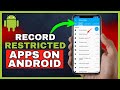 How To Screen Record Restricted Apps On Android | (Quick & Easy 2024)