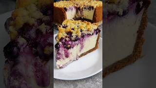 BLUEBERRY CHEESECAKE | Rezept | Käsekuchen | schnell \u0026 einfach #heidelbeeren #backen #Torte #kuchen