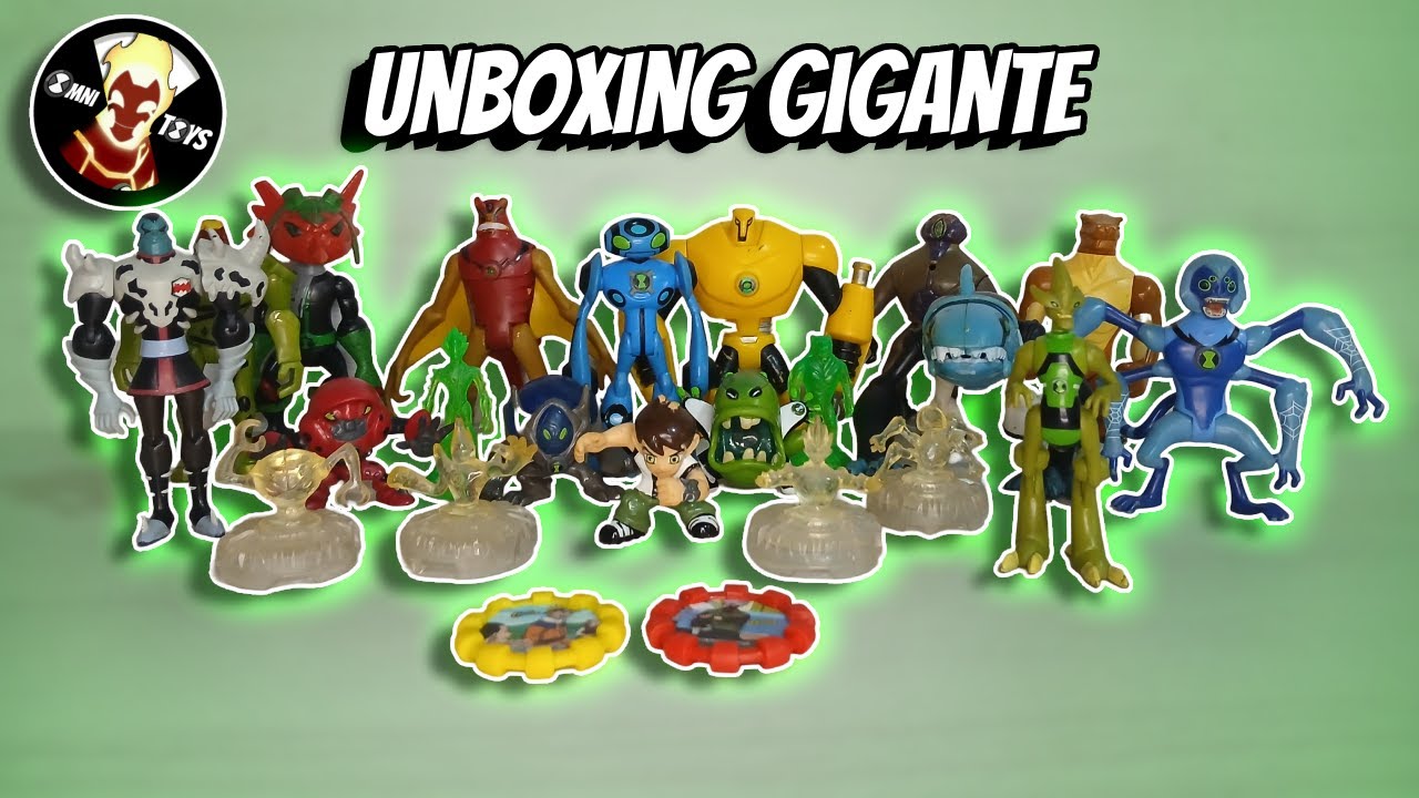 Unboxing Irado De Bonecos Do Ben 10 Youtube