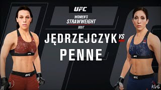 EA Sports UFC 4 - Joanna Jedrzejczyk vs Jessica Penne - Gameplay (PS4 HD) [1080p60FPS]
