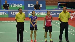 20160702TAIPEI OPEN SF WS戴資穎（台）VS Nitchaon JINDAPOL（泰）1-2