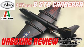 TESTORS/ITALERI 1/72 MARTIN B-57B CANBERRA UNBOXING REVIEW