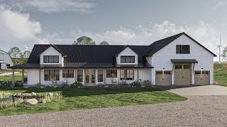 RV GARAGE BARNDOMINIUM HOUSE PLAN | SAGEBRUSH