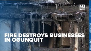 Ogunquit business owners grapple with loss from fire, as hope for rebuilding emerges