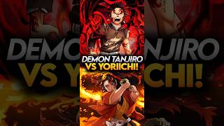 Who is stronger Between Demon Kong Tanjiro and Prime Yoriichi? Demon Slayer Explained #shorts