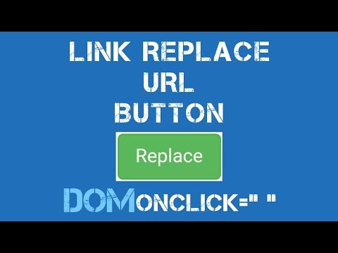 How to Create Link Replace URL Button in javascript with html How to Create Link Replace URL Button in javascript with html