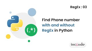How to find Phone number using Python RegEx | RegEx - 03 | Python Programming