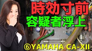 【修理挑戦】ジャンクのアンプ（YAMAHA　CA-XⅡ）の動作確認・修理内容・結果をお伝えします。6回目は、プロテクトの容疑者が浮上しました。