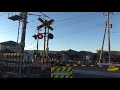 【踏切と電車】jr両毛線　第四旧桐生街道踏切