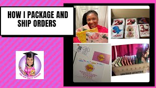 How I Package and Ship My Etsy Orders | Packaging Orders Tutorial from Start to Finish
