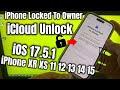 Bypass iCloud Activation iPhone Locked to Owner How to Unlock iPhone 11 12 13 14 15 XR XS