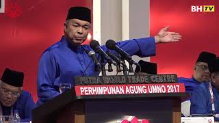 UMNO 2017: Ucapan penggulungan Zahid