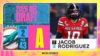 Dolphins select Jacob Rodriguez in Second Round | 2026 NFL Draft Grades & Reaction