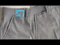 pant designer ticket pocket stitching full video || pant pocket design ||